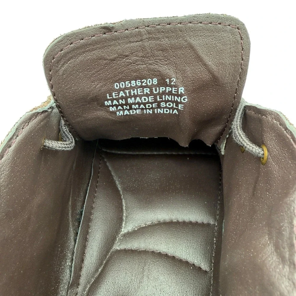 Vito Rossi Men's Dark‎ Brown Leather Chukka Boots Size 12